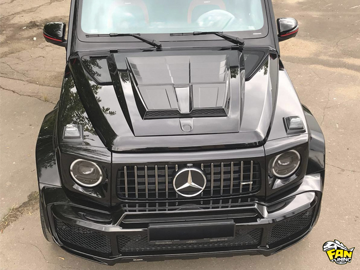 Накладка (горб) на капот на Гелендваген (Mercedes G) W463a и W465