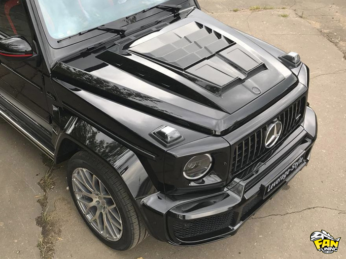 Накладка (горб) на капот на Гелендваген (Mercedes G) W463a и W465