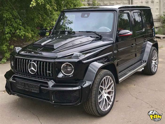Накладка (горб) на капот на Гелендваген (Mercedes G) W463a и W465