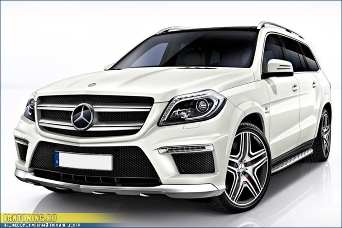 Аэродинамический обвес АМГ (AMG) на Мерседес ( Mercedes ) GL (X166)