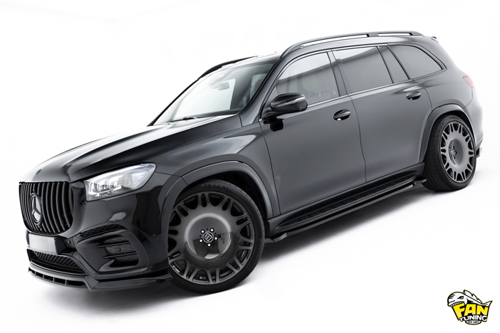 Аэродинамический обвес на Мерседес (Mercedes Benz) GLS X167 рестайлинг 2023 модельного года