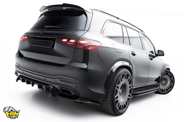 Аэродинамический обвес на Мерседес (Mercedes Benz) GLS X167 рестайлинг 2023 модельного года