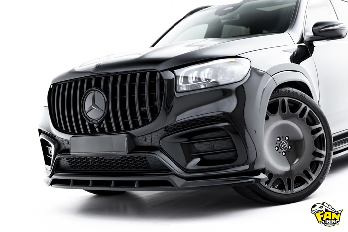 Аэродинамический обвес на Мерседес (Mercedes Benz) GLS X167 рестайлинг 2023 модельного года