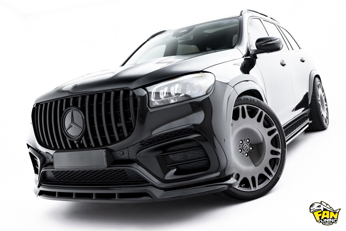 Аэродинамический обвес на Мерседес (Mercedes Benz) GLS X167 рестайлинг 2023 модельного года