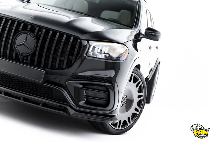 Аэродинамический обвес на Мерседес (Mercedes Benz) GLS X167 рестайлинг 2023 модельного года