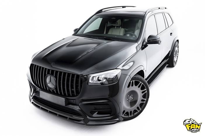 Аэродинамический обвес на Мерседес (Mercedes Benz) GLS X167 рестайлинг 2023 модельного года