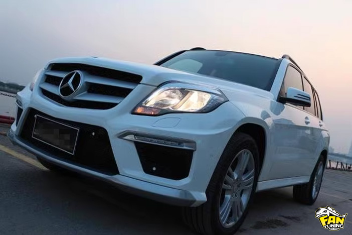 Аэродинамический обвес в стиле AMG 63 на Мерседес (Mercedes) GLK X204