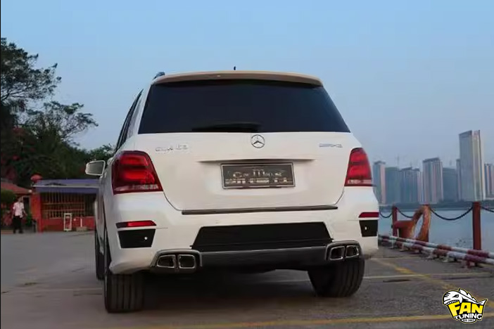 Аэродинамический обвес в стиле AMG 63 на Мерседес (Mercedes) GLK X204