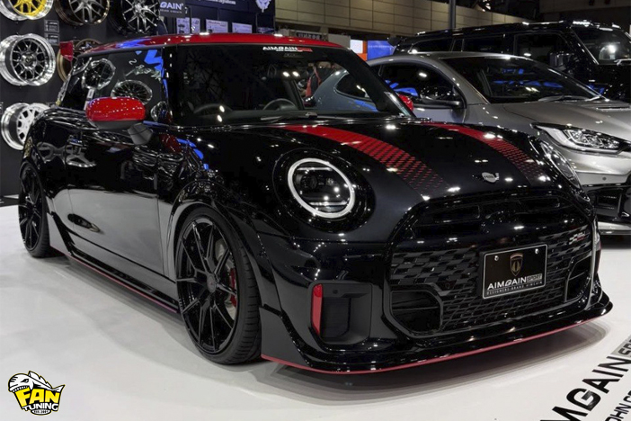 Новый тюнинг на Mini Cooper John Cooper Works F66 от японского ателье AIMGAIN