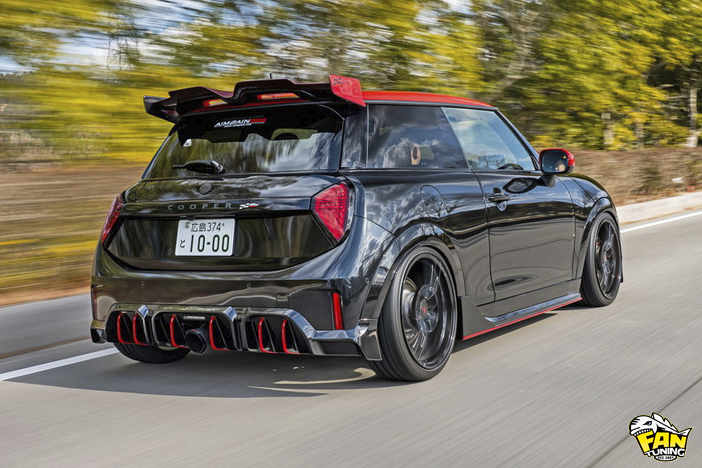 Новый тюнинг на Mini Cooper John Cooper Works F66 от японского ателье AIMGAIN