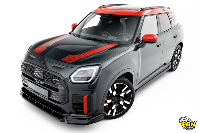Аэродинамический обвес на Мини Кантримен (Mini Countryman) JCW John Cooper Works U25 Mk2 2023+