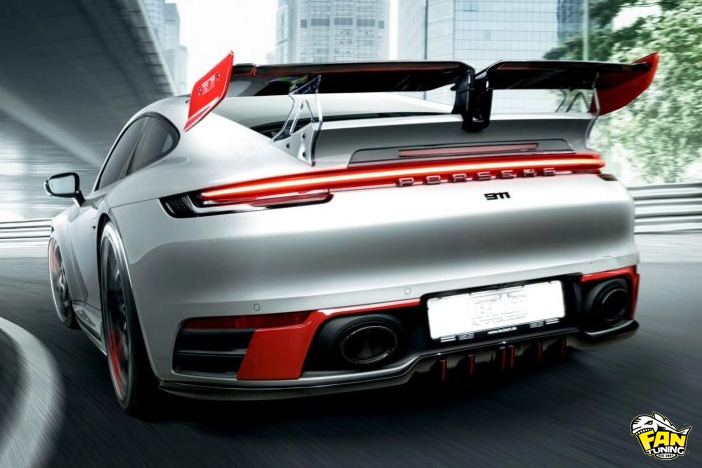 Карбоновое антикрыло Tech Art на Порше (Porsche) Carrera 992