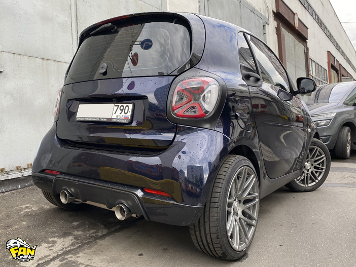 Аэродинамический обвес Брабус (Brabus) на Смарт Форту (Smart Fortwo) 453 2014+