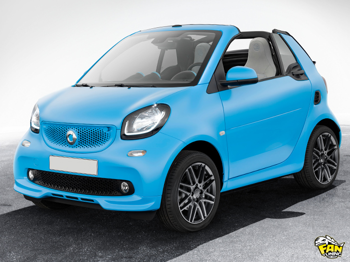 Аэродинамический обвес Брабус (Brabus) на Смарт Форту (Smart Fortwo) 2014+