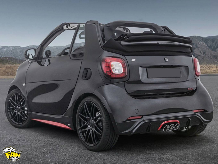 Аэродинамический обвес Брабус (Brabus) на Смарт Форту (Smart Fortwo) 453 2014+