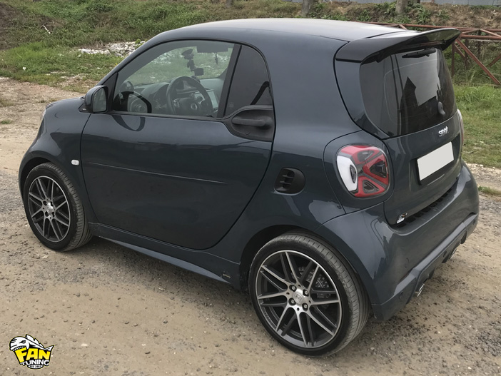 Спойлер Брабус (Brabus) на заднюю дверь Смарта Форту (Smart ForTwo) 453 2014+