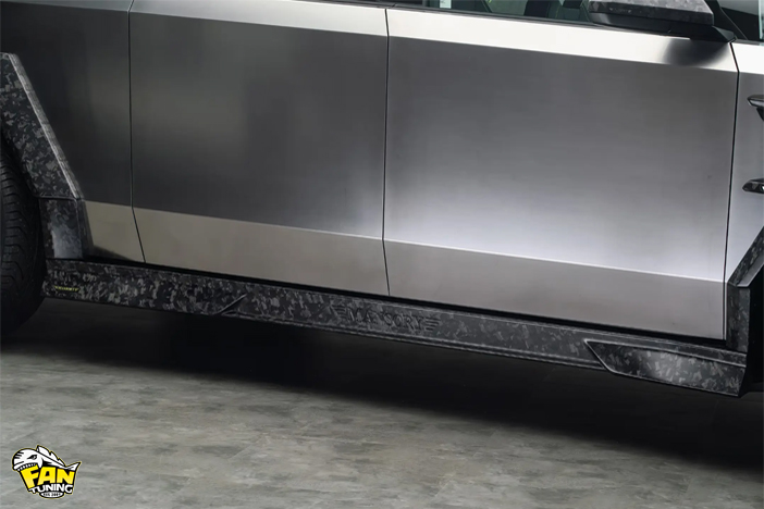 Аэродинамический обвес (тюнинг) от Менсори (Mansory) на Теслу Кибертрак (Tesla Cybertruck)