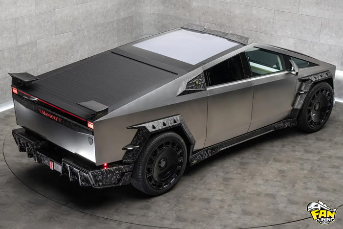 Аэродинамический обвес (тюнинг) от Менсори (Mansory) на Теслу Кибертрак (Tesla Cybertruck)