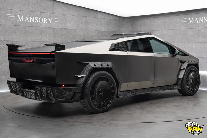 Аэродинамический обвес (тюнинг) от Менсори (Mansory) на Теслу Кибертрак (Tesla Cybertruck)