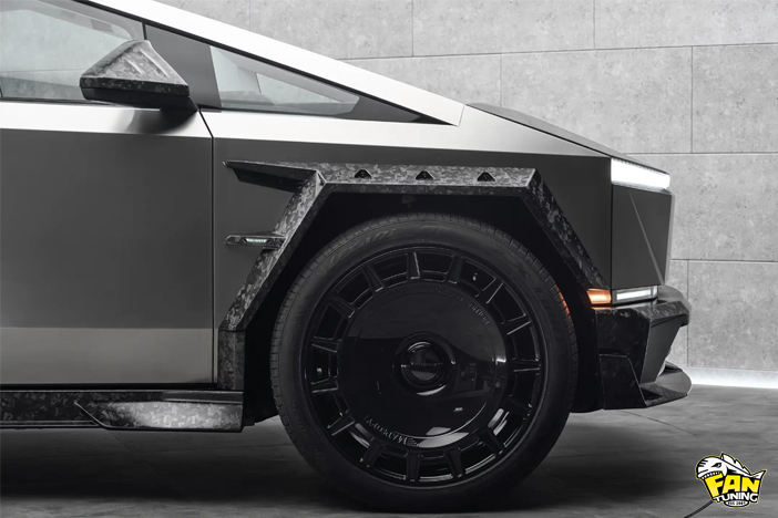 Аэродинамический обвес (тюнинг) от Менсори (Mansory) на Теслу Кибертрак (Tesla Cybertruck)