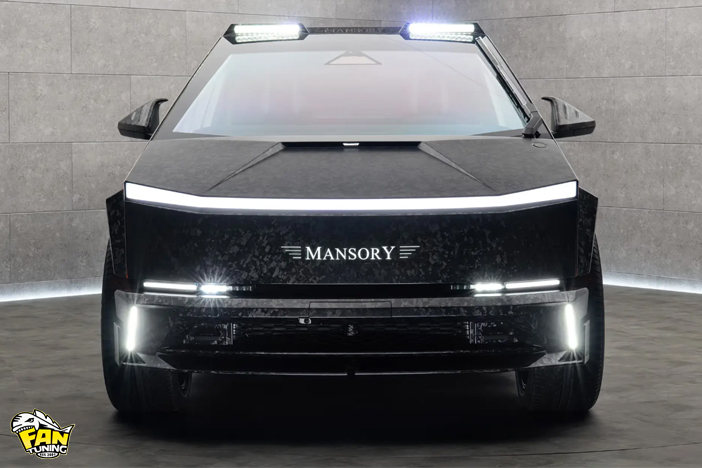 Аэродинамический обвес (тюнинг) от Менсори (Mansory) на Теслу Кибертрак (Tesla Cybertruck)