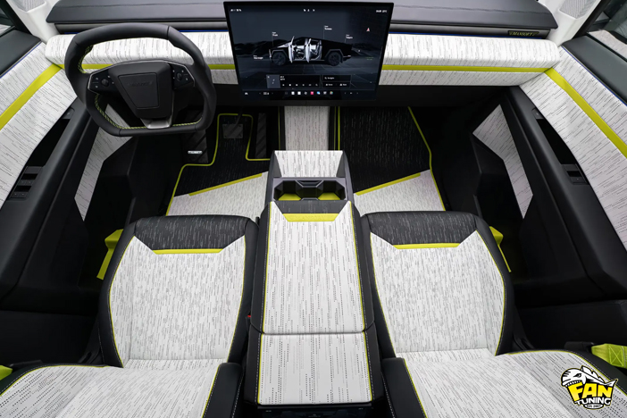 Аэродинамический обвес (тюнинг) от Менсори (Mansory) на Теслу Кибертрак (Tesla Cybertruck)
