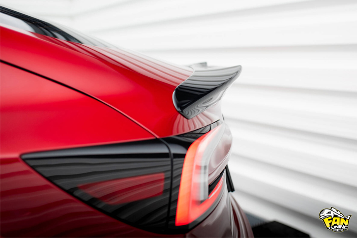 Аэродинамический обвес V.1 на Теслу (Tesla) Model 3 Project Highland MK4 Facelift (рестайлинг) 2023 г.