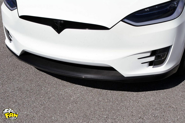 Карбоновый аэродинамический обвес на Теслу (Tesla) Model X