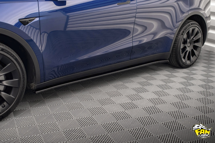 Аэродинамический обвес на Теслу (Tesla) Model Y рестайлинг 2020-2025 г.в.