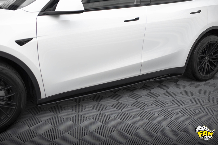 Аэродинамический обвес на Теслу (Tesla) Model Y рестайлинг 2020-2025 г.в.