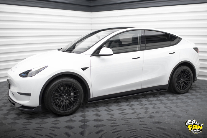 Аэродинамический обвес на Теслу (Tesla) Model Y рестайлинг 2020-2025 г.в.