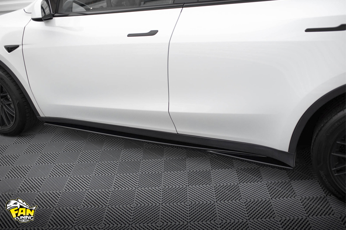 Аэродинамический обвес на Теслу (Tesla) Model Y рестайлинг 2020-2025 г.в.