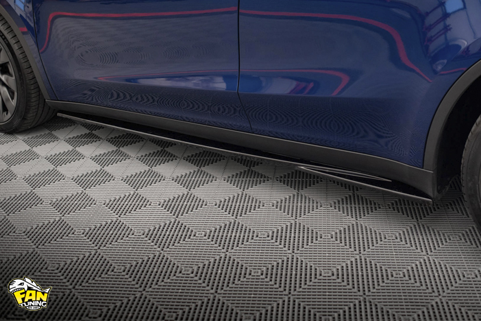 Аэродинамический обвес на Теслу (Tesla) Model Y рестайлинг 2020-2025 г.в.