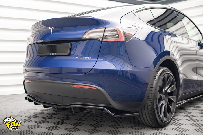 Аэродинамический обвес на Теслу (Tesla) Model Y рестайлинг 2020-2025 г.в.