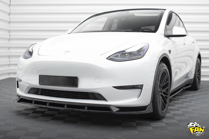Аэродинамический обвес на Теслу (Tesla) Model Y рестайлинг 2020-2025 г.в.