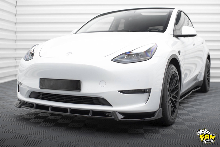 Аэродинамический обвес на Теслу (Tesla) Model Y рестайлинг 2020-2025 г.в.