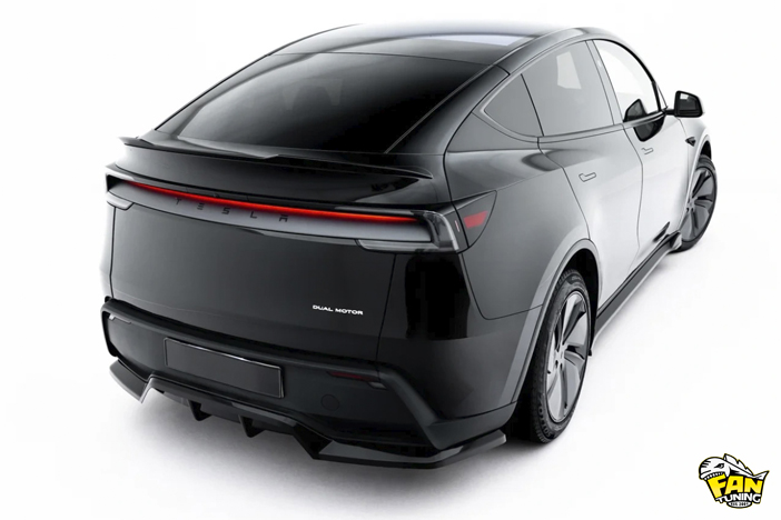 Аэродинамический обвес на Теслу (Tesla) Model Y рестайлинг 2025 года