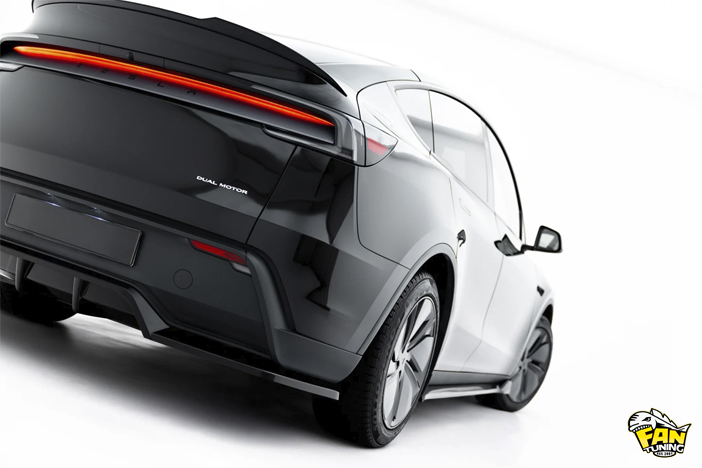 Аэродинамический обвес на Теслу (Tesla) Model Y рестайлинг 2025 года