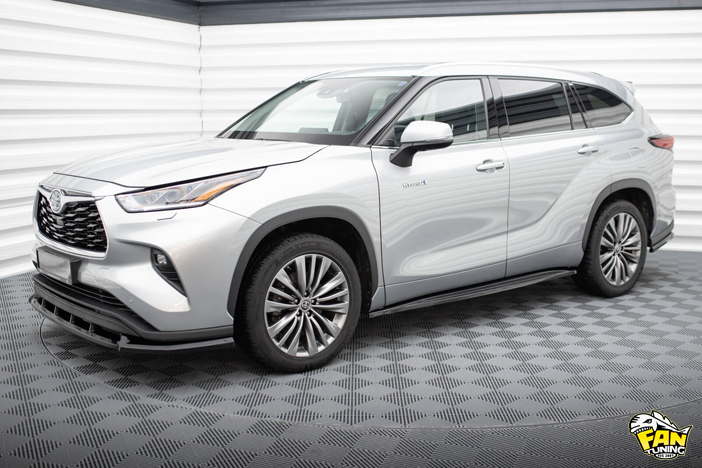 Аэродинамический обвес V.1 на Тойоту Хайлендер (Toyota Highlander) Mk4 2019+