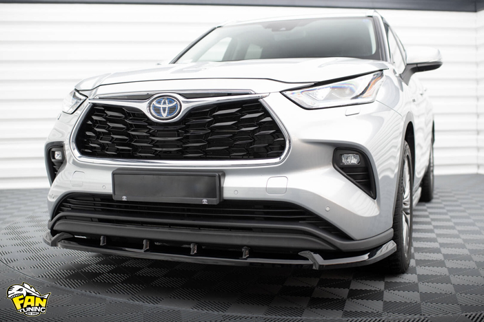 Аэродинамический обвес V.1 на Тойоту Хайлендер (Toyota Highlander) Mk4 2019+