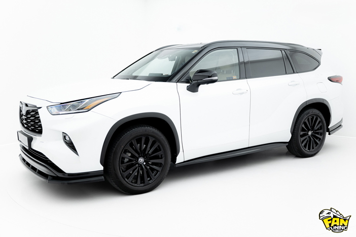 Аэродинамический обвес V.2 на Тойоту Хайлендер (Toyota Highlander) Mk4 2019+