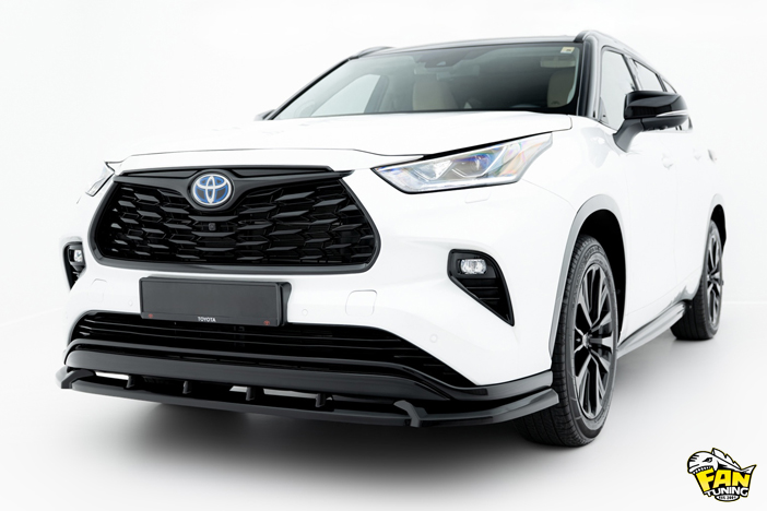 Аэродинамический обвес V.2 на Тойоту Хайлендер (Toyota Highlander) Mk4 2019+