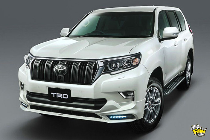 Аэродинамический обвес TRD Superior на Тойоту (Toyota) Land Cruiser Prado 150 модель 2018+