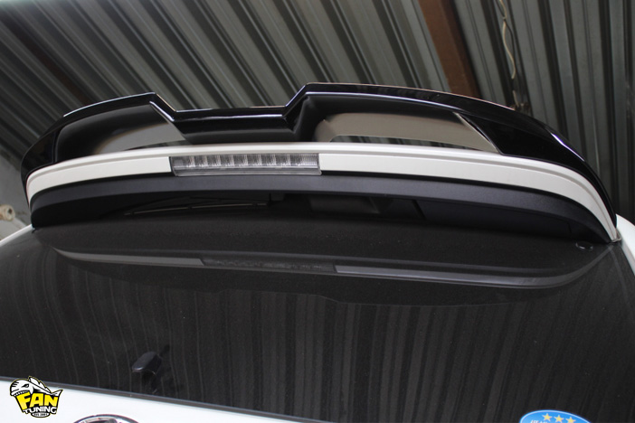 Спойлер Modellista на багажную (заднюю) дверь Ленд Круизер Прадо 150 модели 2018+ года
