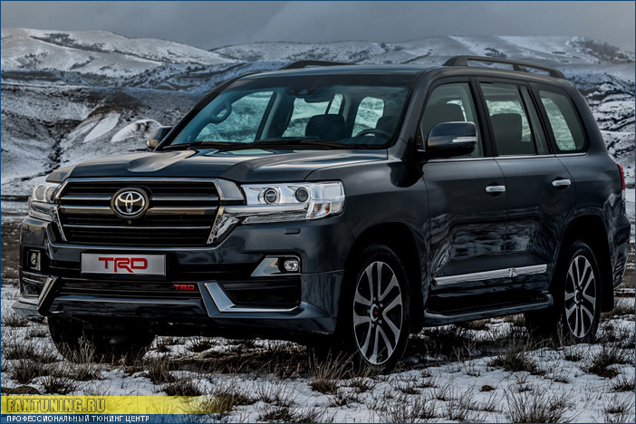 Аэродинамический обвес TRD на Тойоту Ленд Крузер (Toyota Land Cruiser) 200 2015+