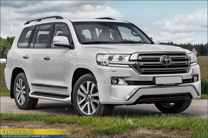 Аэродинамический обвес Executive на Тойоту Ленд Крузер (Toyota Land Cruiser) 200 2015+