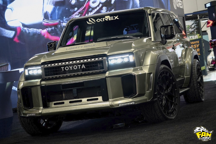 Аэродинамический обвес на Тойоту Прадо (Toyota Prado) 250 от японского тюнинг-ателье Liberty Walk