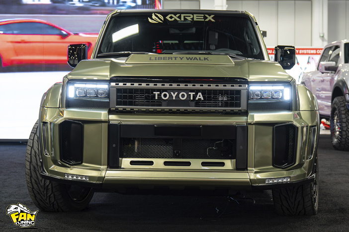 Аэродинамический обвес на Тойоту Прадо (Toyota Prado) 250 от японского тюнинг-ателье Liberty Walk