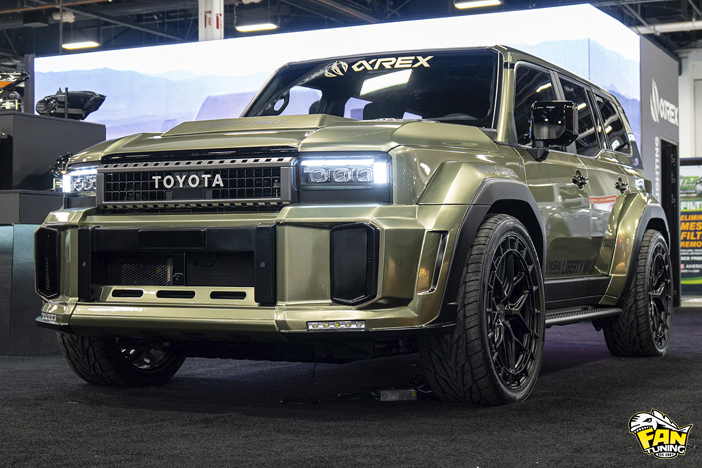 Аэродинамический обвес на Тойоту Прадо (Toyota Prado) 250 от японского тюнинг-ателье Liberty Walk