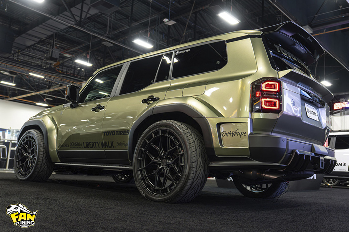 Аэродинамический обвес на Тойоту Прадо (Toyota Prado) 250 от японского тюнинг-ателье Liberty Walk